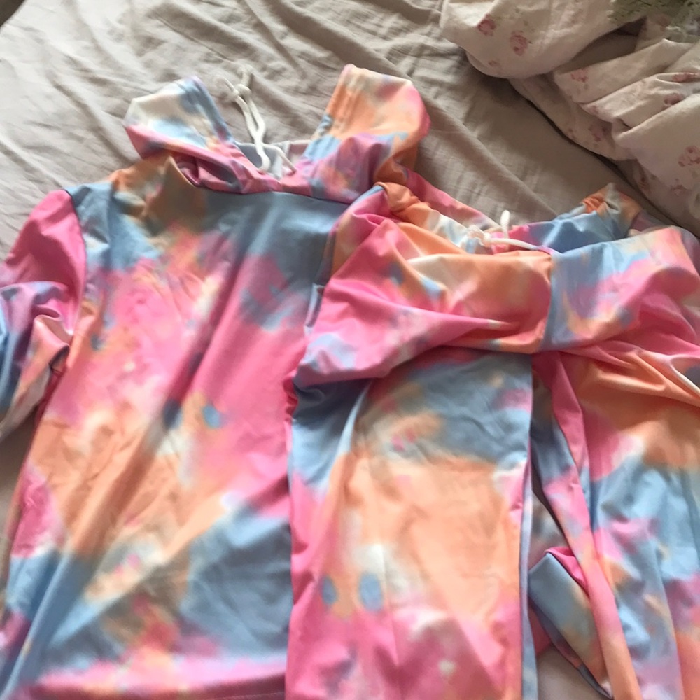 Tie dye joggers set
